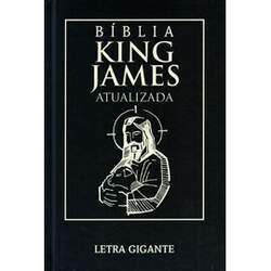 Bíblia King James Atualizada Jesus Minimalista KJA Letra Gigante Capa Dura