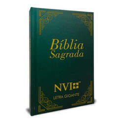 Bíblia Sagrada NVI Letra Gigante Moldura Verde