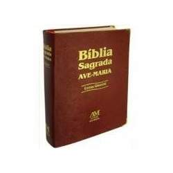 Bíblia de Letra Grande - Média - Capa Marrom