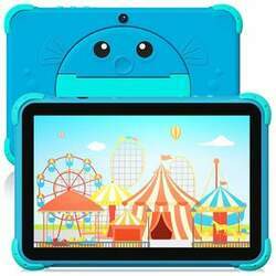 Tablet Infantil 10 Android com Controle de Pais, WiFi e Câmera Dupla, 32 GB, YINOCHE, Azul