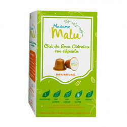 Cápsulas de Chá Erva Cidreira Madame Malu - Compatíveis com Nespresso - 10 un