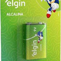 Bateria Elgin Alcalina 9V Dura Blister 01Und
