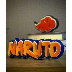 Logo 3D: Naruto Shippuden Anime Mangá