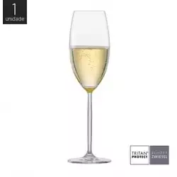 Taça Cristal (Titânio) Champagne Diva 293ml - Schott Zwiesel - 1 Unidade