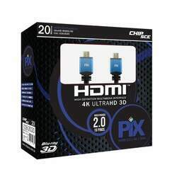 Cabo HDMI 2 0 Premium UltraHD 20 Metros - 4548