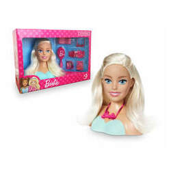 Barbie Faça Penteados Busto Com Acessórios Fashion