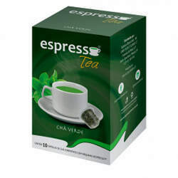 Cápsulas de Chá Espresso Tea Chá Verde - Compatíveis com Nespresso - 10 un