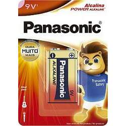 Bateria 9V Alcalina 1 Un Panasonic
