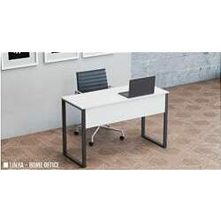 Mesa para Escritório Reta Home Office Pé em Aço Tubular 1,00 x 0,50 m 15 mm Escrivaninha