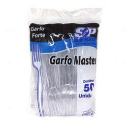 GARFO MASTER CRISTAL C/ 50UND - SERTPLAST