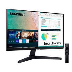 Monitor Smart Samsung M5, 24 IPS Full HD, HDR10, HDMI/USB/Bluetooth, Preto - LS24AM506NLMZD