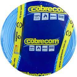 Cabo Flexicom Azul de Cobre 750 Volts com 100 Metros 2,5mm - 382370 - COBRECOM
