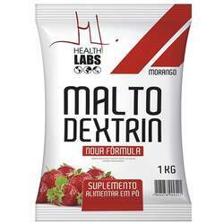 Maltodextrin Health Labs Sabor Morango 1kg