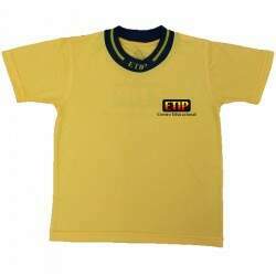 Camiseta Manga Curta Amarela - ETIP