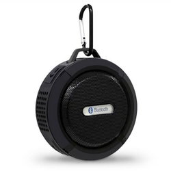 Caixa de Som Portátil Speaker C6 5W Bluetooth resistente à água - Preta