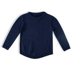 blusão tricot detalhe no ponto da tecelagem kids
