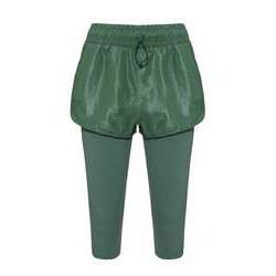 Shorts Due Recortes Tela Te Verde