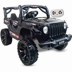 Carro Eletrico Bang Toys Jeep Rubicon UTV MX 12V Controle Preto