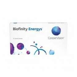 Lentes de contato Biofinity Energys - 1 caixa 1 Renu Sensitive 475ml