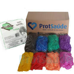 Combo Touca Sanfonada Protdesc Premium Colorida 300 unidades