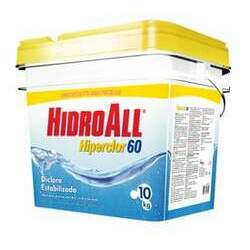 Cloro Granulado concentrado HiperClor 60 Hidroall 10kg