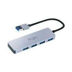 HUB USB 3.0 Bright, 4 Portas, 5Gbps, Compacto, Plug And Play - 598