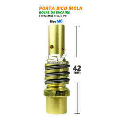 Porta Bico Mola para Bocal Encaixe - Tocha Mig 15-220-V8