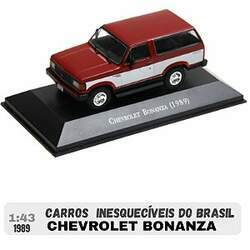 Miniatura em Metal 1:43 - Chevrolet Bonanza - 1989 - Série Carros Inesquecíveis do Brasil