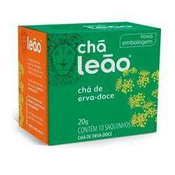 Chá Leão de Erva-Doce 20g Embalagem c/ 10 Saquinhos