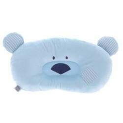 Travesseiro para Bebês Ursinho Azul Claro Zip Toy