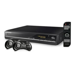 DVD Player Mondial D-21 - Mais de 600 Jogos, Karaoke, 2 Controles, Entrada USB
