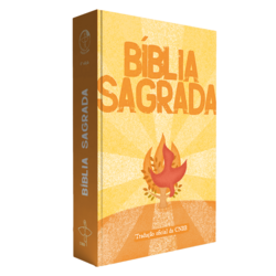 Bíblia Sagrada Tradução Oficial da CNBB -Capa laranja - Jovem - 6ª Edição