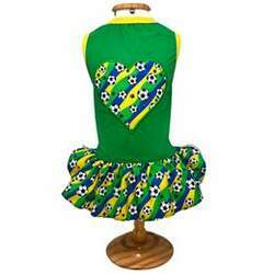 Vestido do Brasil Coração - Verde G