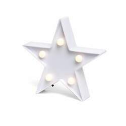 Luminoso Estrela com Led Branco