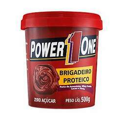Pasta de Amendoim de Brigadeiro Proteico 500g - Power one