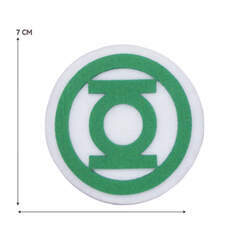Recorte de Feltro Logotipo Lanterna Verde