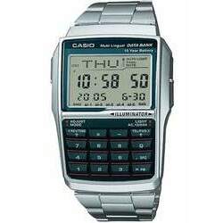 Relógio CASIO Masculino Data Bank Calculadora DBC-32D-1ADF