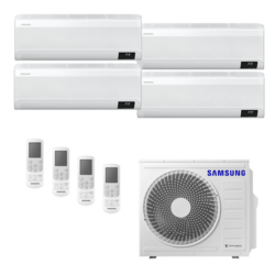 Ar Condicionado Multi-Split Samsung Wind Free Inverter 28 000 BTU/h (2x 9 000 e 2x 12 000) Quente/Frio 220v