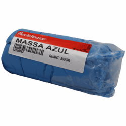 Massa De Modelar Plastilina Azul Turquesa (0,500 Kg) - Único
