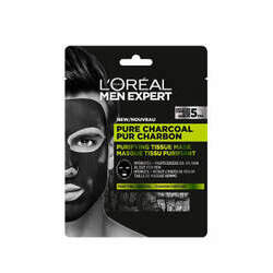 L'Oréal Men Expert Pure Charcoal Máscara de Tecido 1un