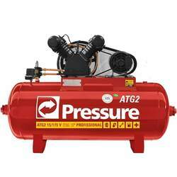 Compressor 15 Pes 175L Trifasico 220/380V ATG2 15/175 V-3HP Pressure