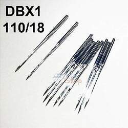 10 Agulhas DBX1 110/18 para Máquinas de Costura e Bordado Industrial