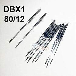 10 Agulhas DBX1 80/12 para Máquinas de Costura e Bordado Industrial