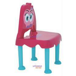 Cadeira Tramontina Infantil Monster em Polipropileno - Rosa