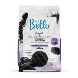 Cera Depilatória Confete Elástica Negra 1kg - Depil Bella