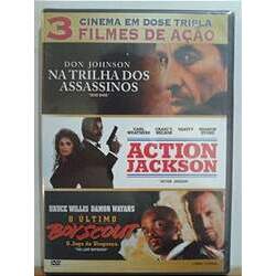 DVD NA TRILHA DOS ASSASSINOS ACTION JACKSON ULTIMO BOY SCOUT
