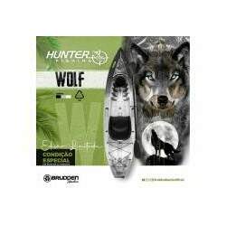 Edição Limitada! Caiaque Brudden Hunter Fishing UP - Wolf
