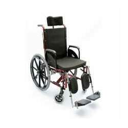 Cadeira de Rodas com Encosto Reclinável e Apoio de Panturrilha - Tetra - Prolife