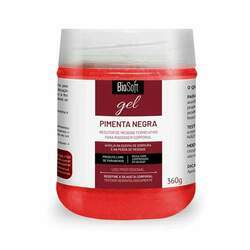 Gel Bio Soft Pimenta Negra 360g - Softhair
