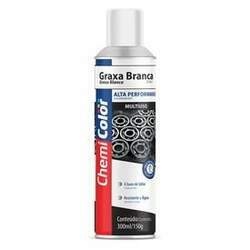 Graxa Spray Lítio Branca 300 ml / 150g Chemicolor -